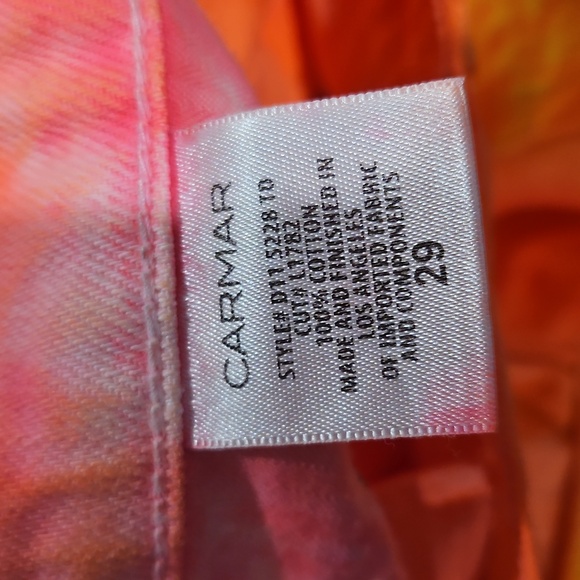 CARMAR Tie-Dye Jean Shorts - Picture 8 of 11